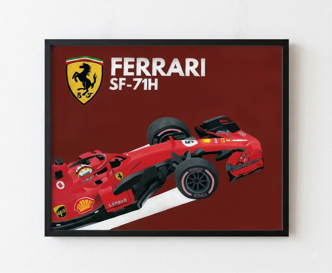 FERRARI SF71-H Print