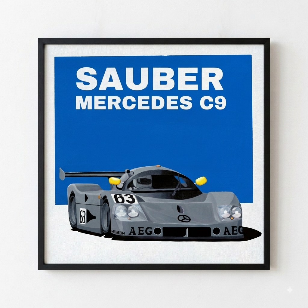Sauber Mercedes C9 Print