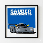 Sauber Mercedes C9 Print